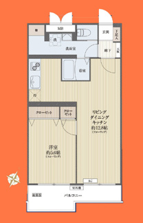 【間取り】 | ダイアパレス三宿