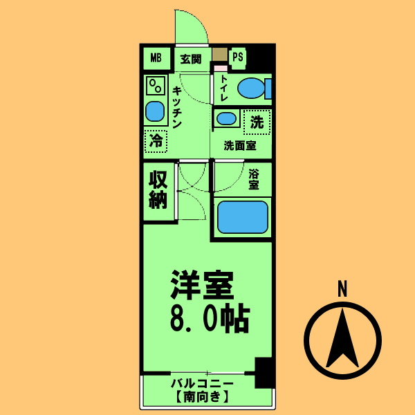 RAFFLE OZONEの間取り