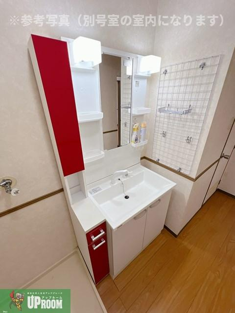 リバーヒルズ南棟の洗面所