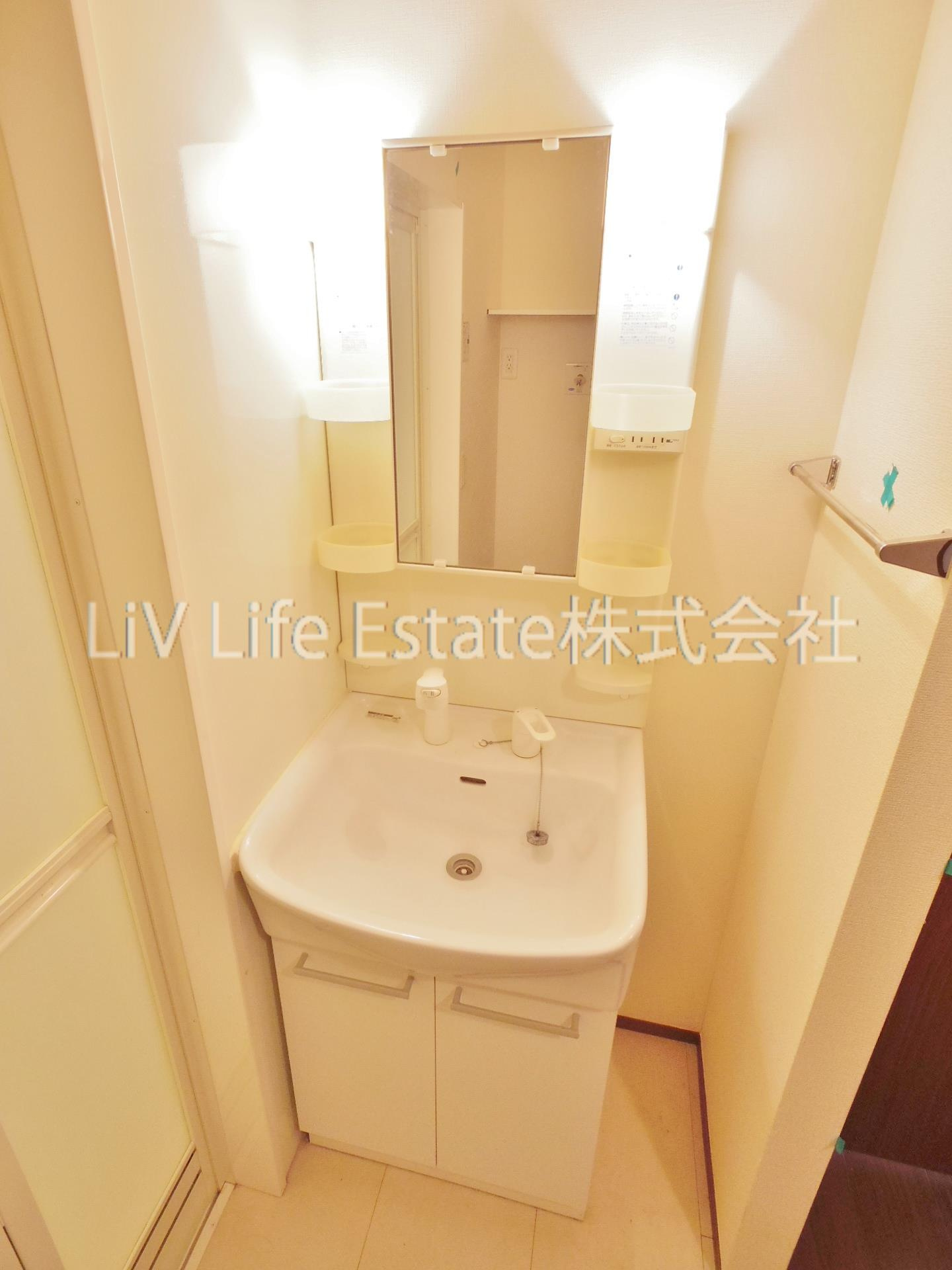 ハックベリーハウスの洗面所