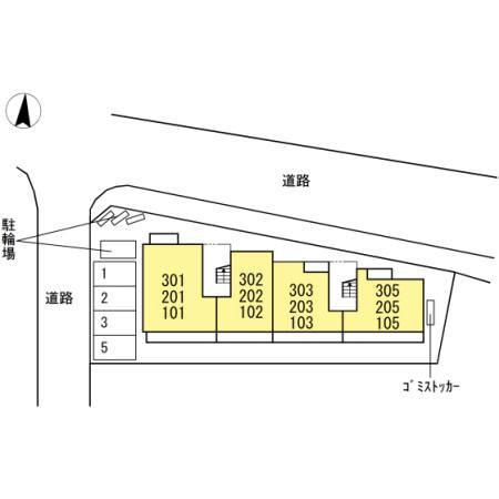 【区画図】 | コージーコート・Ｆ