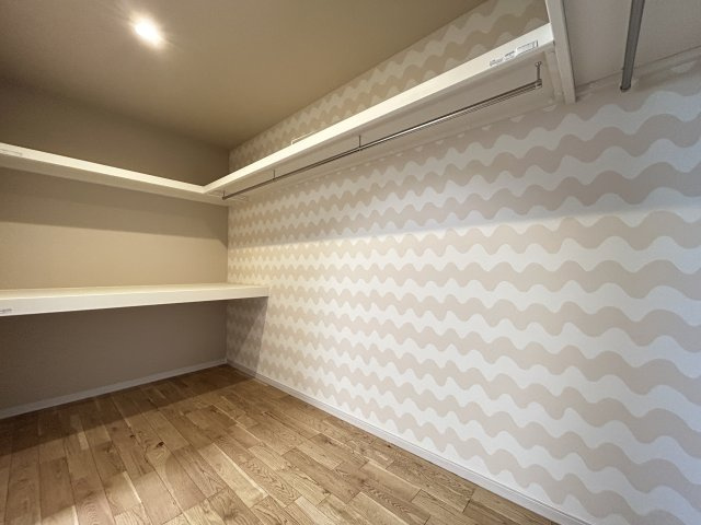 南国市大そね甲未使用一戸建ての玄関|大容量のウォークインクローゼット☆