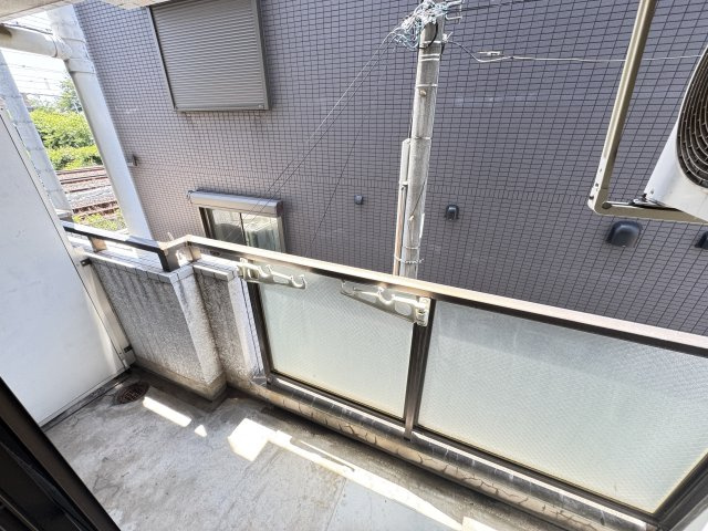 ハイツ松戸Ⅱのバルコニー