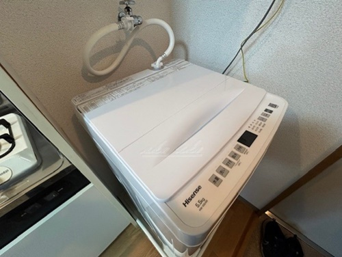 洗濯機設置致します。