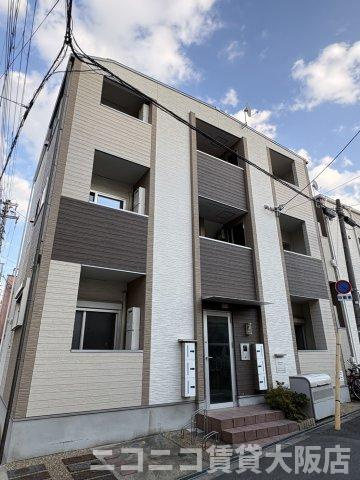 大阪市生野区小路東３丁目のアパートの外観