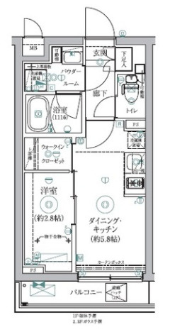 【間取り】 | RELUXIA三軒茶屋