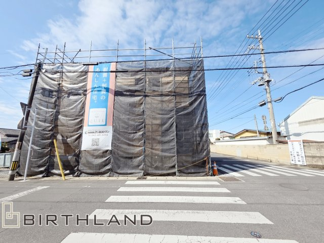 新築戸建・新築建売　佐野市天神町第5　城北小学校・西中学校の前面道路含む現地写真|車移動にも便利な立地です！