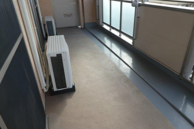 AXIA倉敷のバルコニー