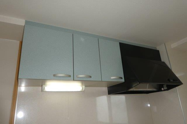 AXIA倉敷のキッチン|キッチン上収納