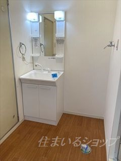 広島市安佐北区口田南６丁目のアパートの洗面所|シャンプードレッサー