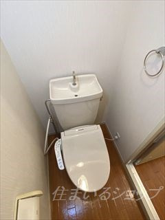 広島市安佐北区口田南６丁目のアパートのトイレ|シャワートイレ