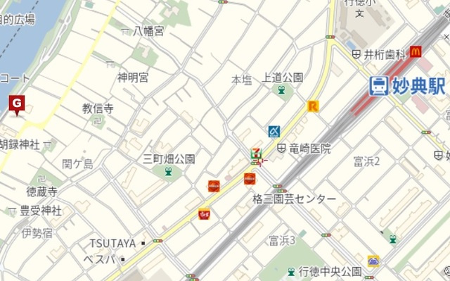 メゾンダイヤーズⅠの地図|★案内図★