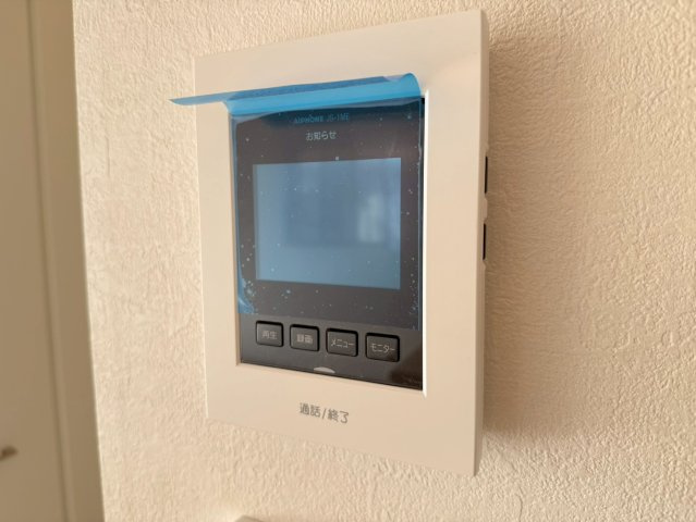 川越市木野目1期　新築一戸建て　1号棟の防犯設備|モニター付きインターホン