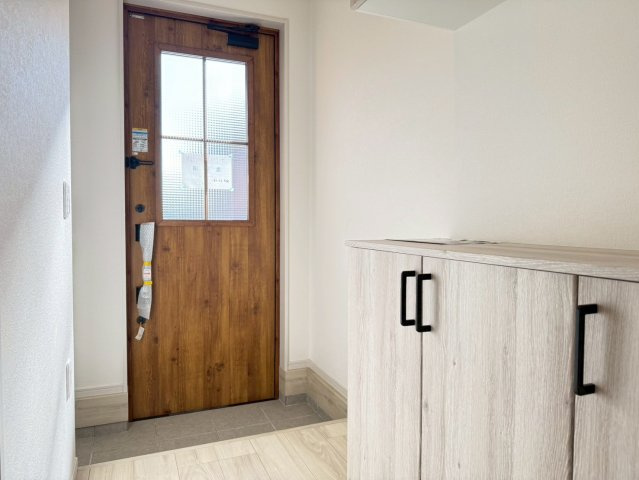 川越市木野目1期　新築一戸建て　1号棟の玄関|落ち着いた玄関です