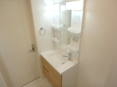 【洗面所】 | 馬場3丁目戸建 | 貸主の入居前に撮影