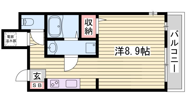 サクシード姫路駅南の間取り