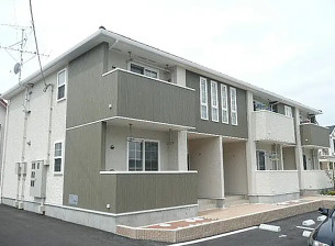 岡山県赤磐市1棟アパートの外観