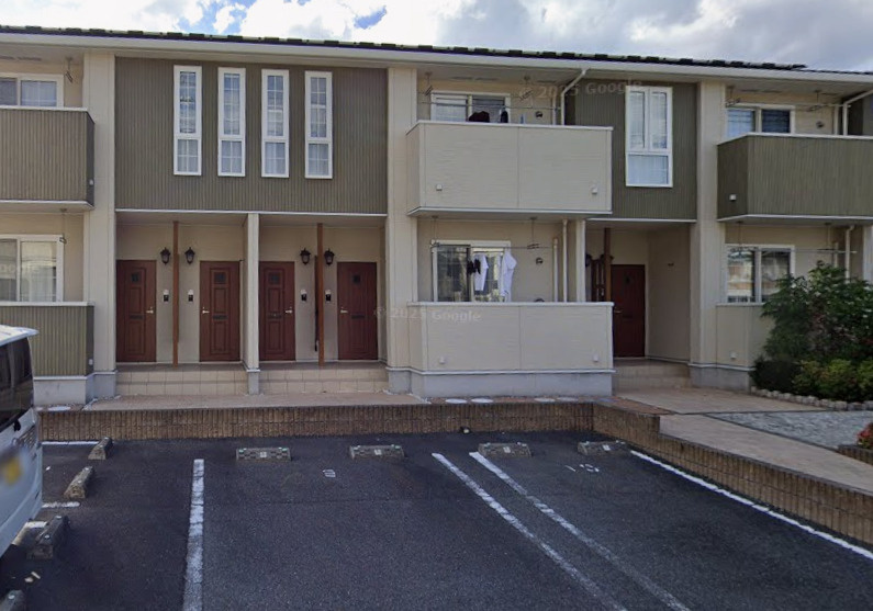 岡山県赤磐市1棟アパートの外観