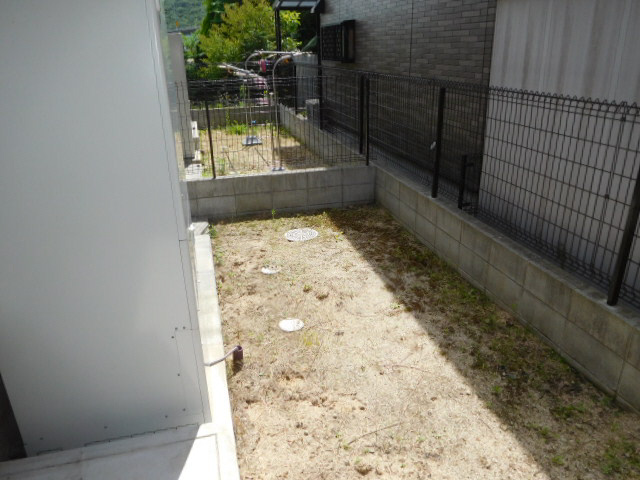 姫路市砥堀のハイツのバルコニー