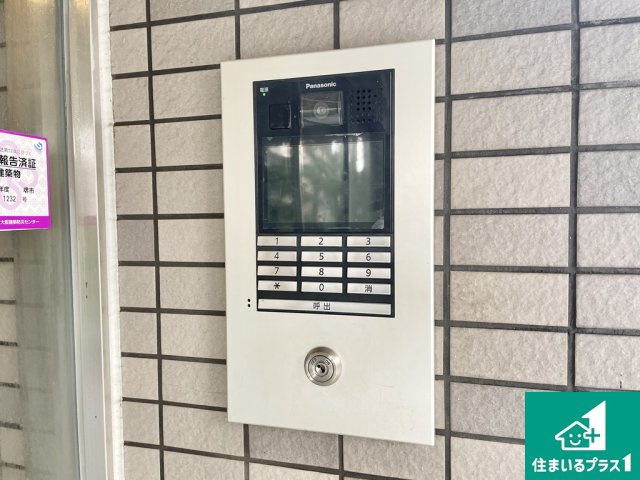 フロラシオン堺・香ヶ丘の防犯設備|オートロックマンションです♪【現地写真】