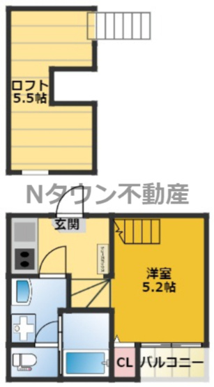 【間取り】 | クオン | 間取りです。