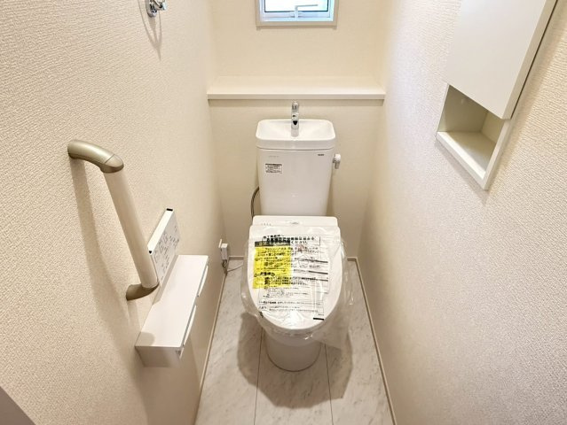 川越市小室　新築一戸建て　1号棟のトイレ|シンプルで使いやすいトイレです