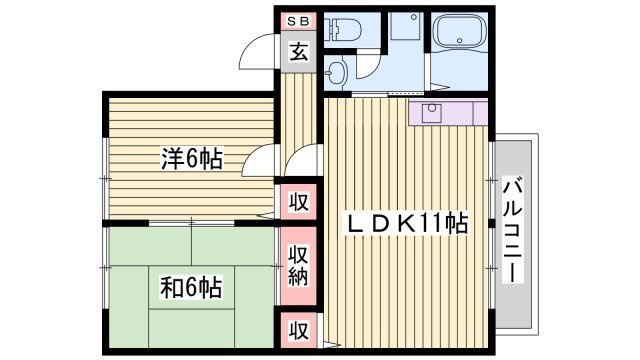 シンフォニー汐見台の間取り
