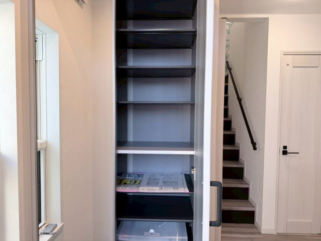 川越市志多町R６　新築一戸建て　A号棟の収納|便利な収納スペースです