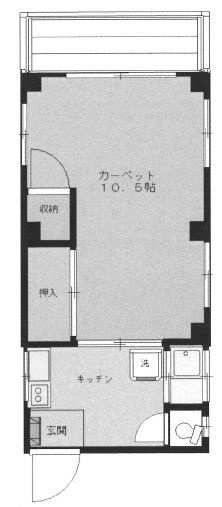 山雅マンションの間取り|間取りです。