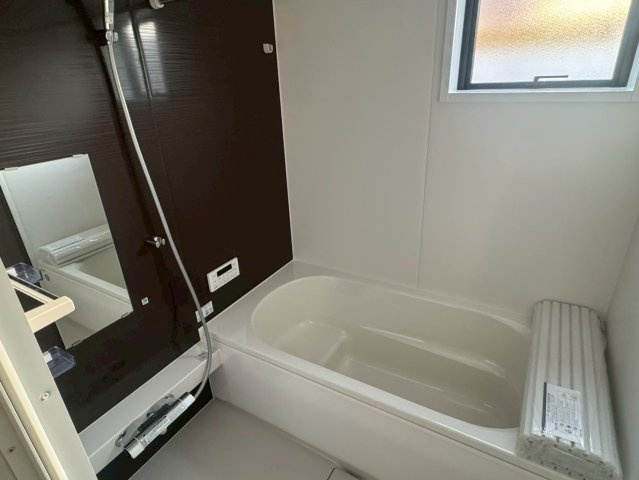 川越市清水町1期　新築一戸建て　1号棟の浴室|ゆったり過ごせるお風呂です