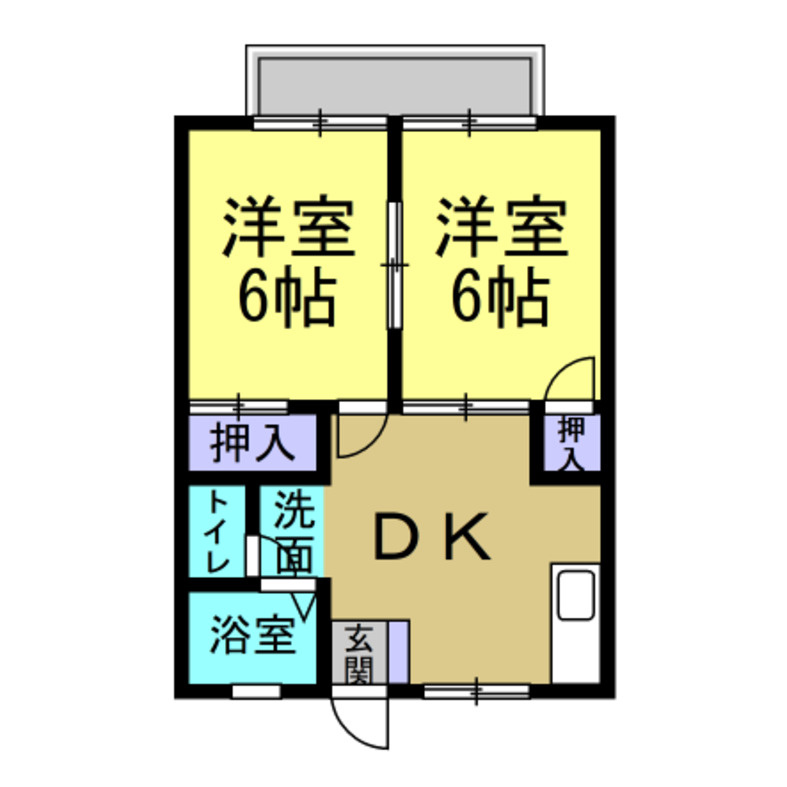 ハイツボニータの間取り