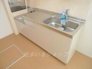 広島市安佐北区白木町大字井原のアパートのキッチン|浄水器一体型シャワー水栓