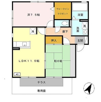 ビューハイツ西蒲田の間取り