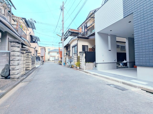 葛飾区奥戸２丁目の新築戸建の前面道路含む現地写真|～前面道路含む現地写真～