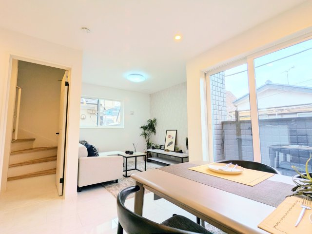 葛飾区奥戸２丁目の新築戸建のダイニング|～リビング写真～