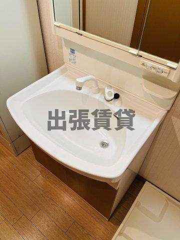 仲介手数料０円！サン・サカエビルの洗面所