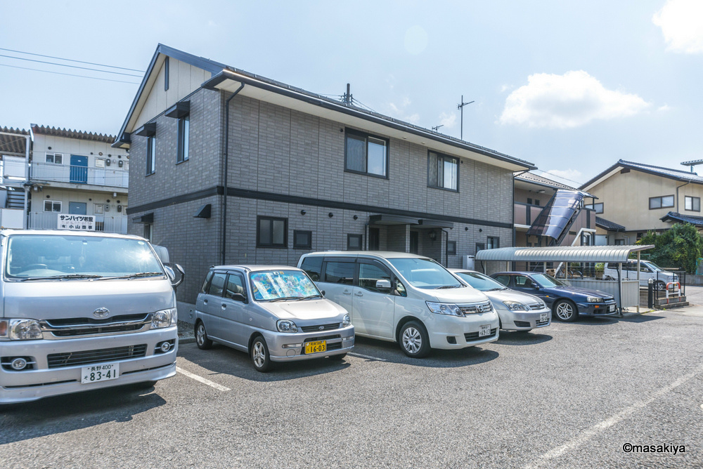 アン岳樹　Bの外観|駐車場2台目もあります。