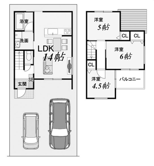 【土地図】 | 川島調子町　建築条件付き売土地