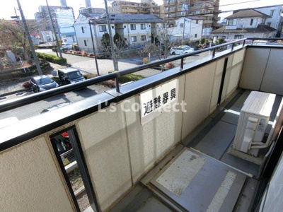 【バルコニー】 | ハイカムール八乙女ＳＴⅠ | ２階のお部屋で洗濯物もたくさん干せます。