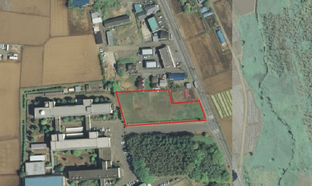八街市大関佐倉台　山林の土地図