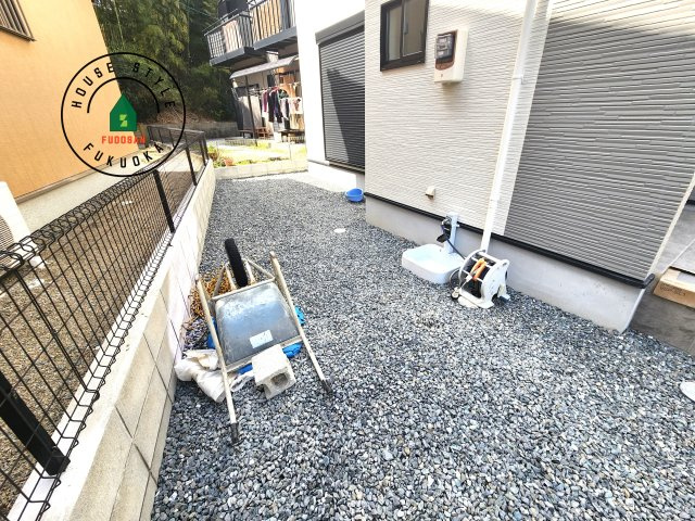 糟屋郡篠栗町中央4丁目第12-1棟（1号棟）の庭|お庭で自由な時間を過ごせます。