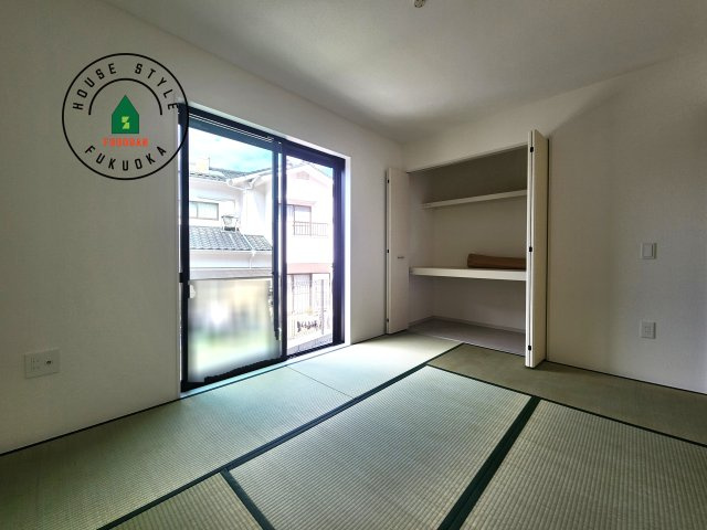 糟屋郡篠栗町中央4丁目第12-1棟（1号棟）の内観：施工例|柔らかい畳が心地よい和室