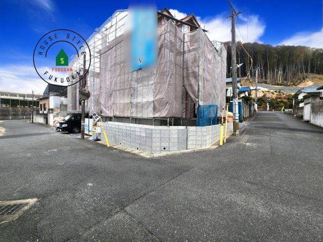 大野城市中1丁目第3-3棟（1号棟）の前面道路含む現地写真|見学の時間などお気軽にお問い合わせ下さい。