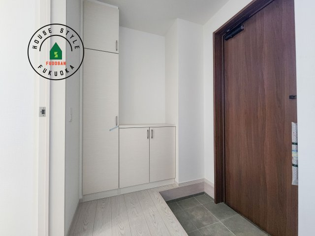 糟屋郡須恵町旅石第26-2棟（2号棟）の防犯設備|二重ロックでしっかり防犯対策ができます。