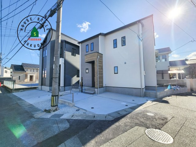 糟屋郡須恵町旅石第26-2棟（2号棟）の前面道路含む現地写真|見学の時間などお気軽にお問い合わせ下さい。