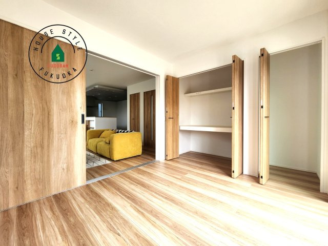 福岡市南区西長住2丁目第2-5棟（2号棟）の内観：施工例|将来的に、琉球畳を引きまして和室風にすることも可能です。