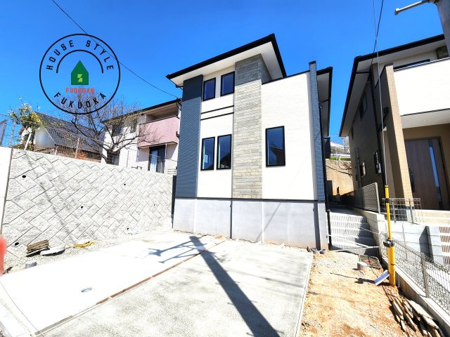 福岡市東区舞松原5丁目第4-2棟（1号棟）の外観|デザイン性のある外観です。