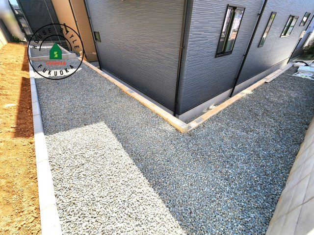 福岡市東区舞松原5丁目第4-2棟（1号棟）の庭|お庭で自由な時間を過ごせます。