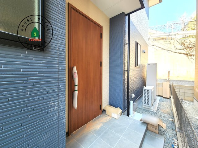 福岡市東区舞松原5丁目第4-2棟（1号棟）の外観：施工例|おでかけの時も帰った時も、「我が家」を最初に感じでもらえる素敵な空間に。