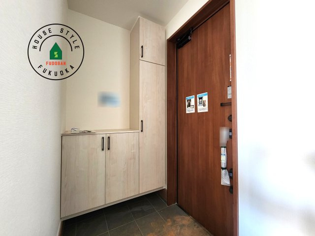 福岡市東区舞松原5丁目第4-2棟（1号棟）の防犯設備|二重ロックでしっかり防犯対策ができます。